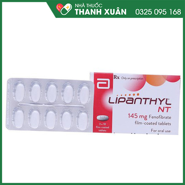 Thuốc Lipanthyl 145mg điều trị tăng mỡ máu